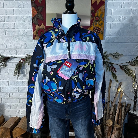 NWT- 80’s Retro Helly Hanson Breeze Packable Wind Jacket - Picture 2 of 16